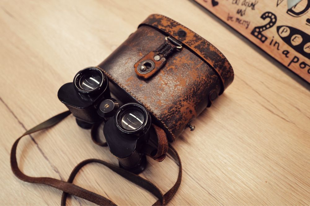 Binoclu Carl Zeiss Turol 4x20 vintage 1913 stare perfecta toc original