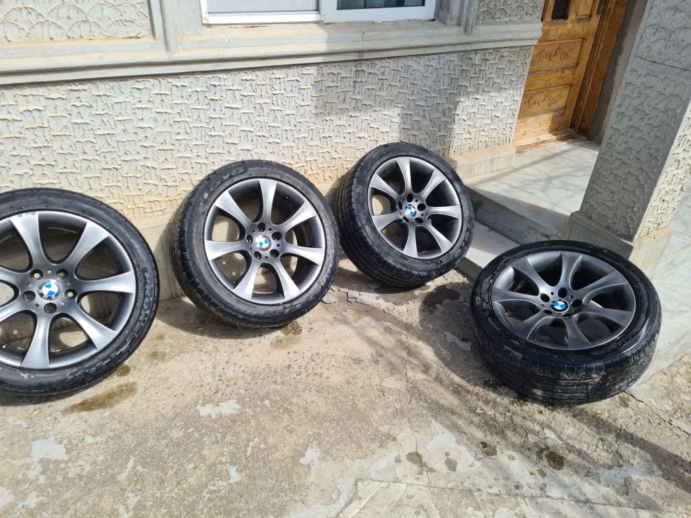 Jante BMW style 124, 18 inch, cauciucuri de vară