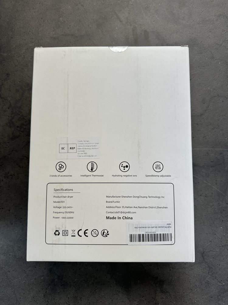 Uscător de păr Fuantin F01, 1500W, Roz auriu (#175#)