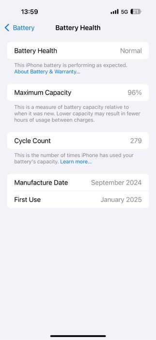 Iphone 16 Pro max 256 / 96% baterie / Impecabil !