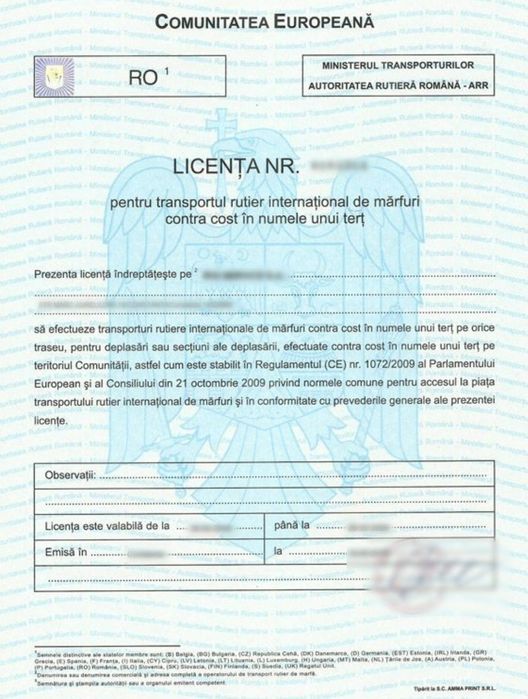 Prestari servicii Manager transport marfa