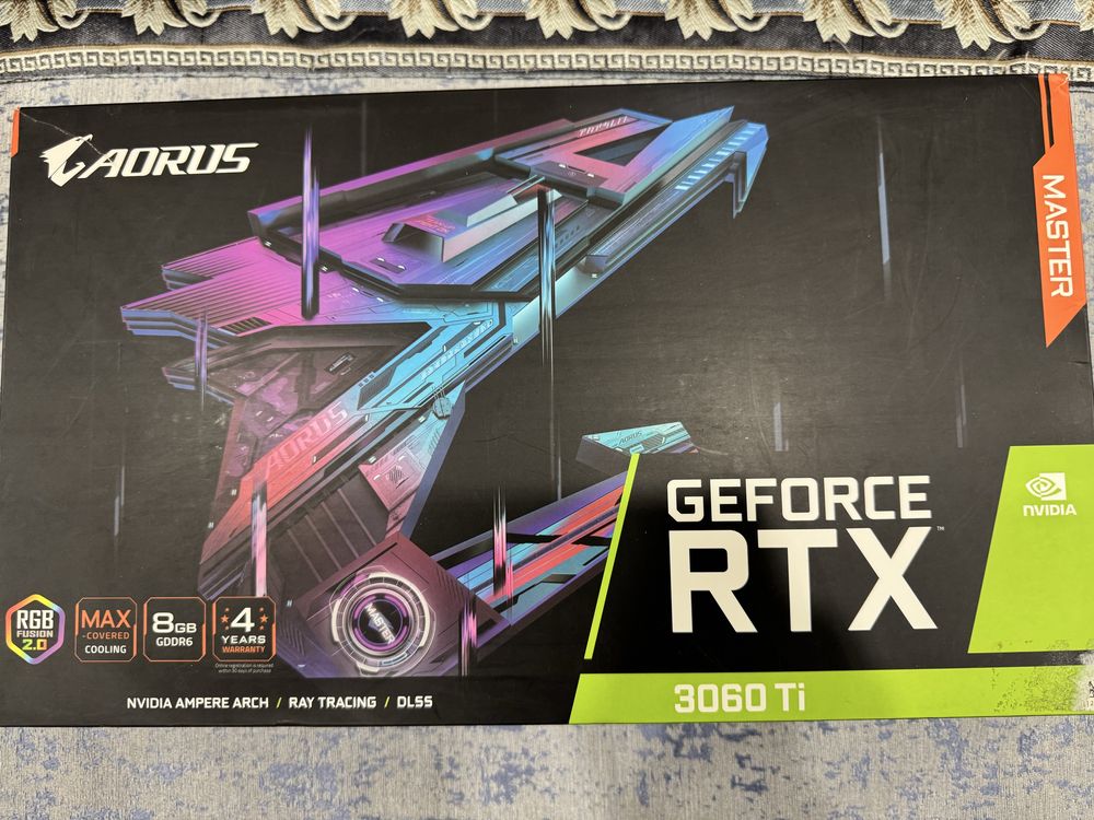 Видеокарта gigabyte RTX 3060ti AORUS
