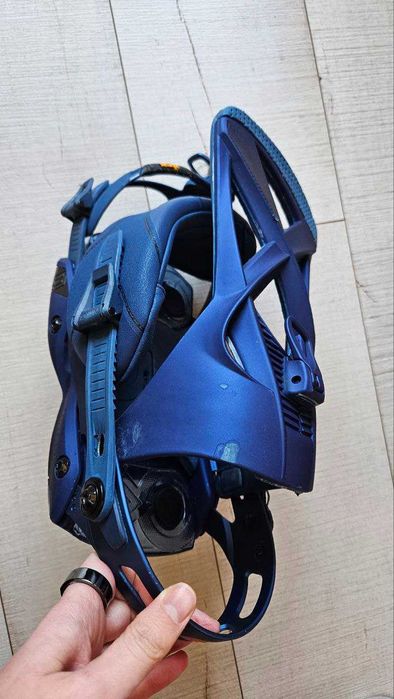 Legaturi snowboard Nitro Phantom ocean stone marime M aproape noi