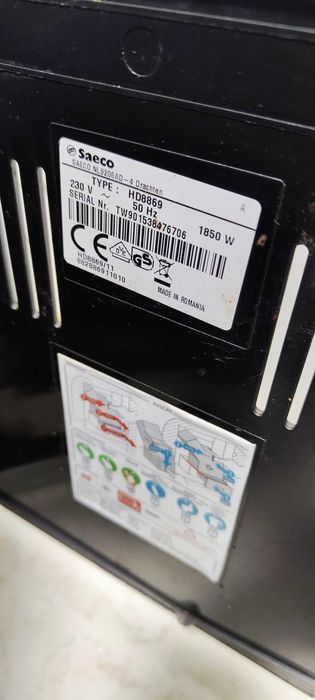 Espressor Automat Saeco Moltio HD8869 Aparat cu Cafea Boabe