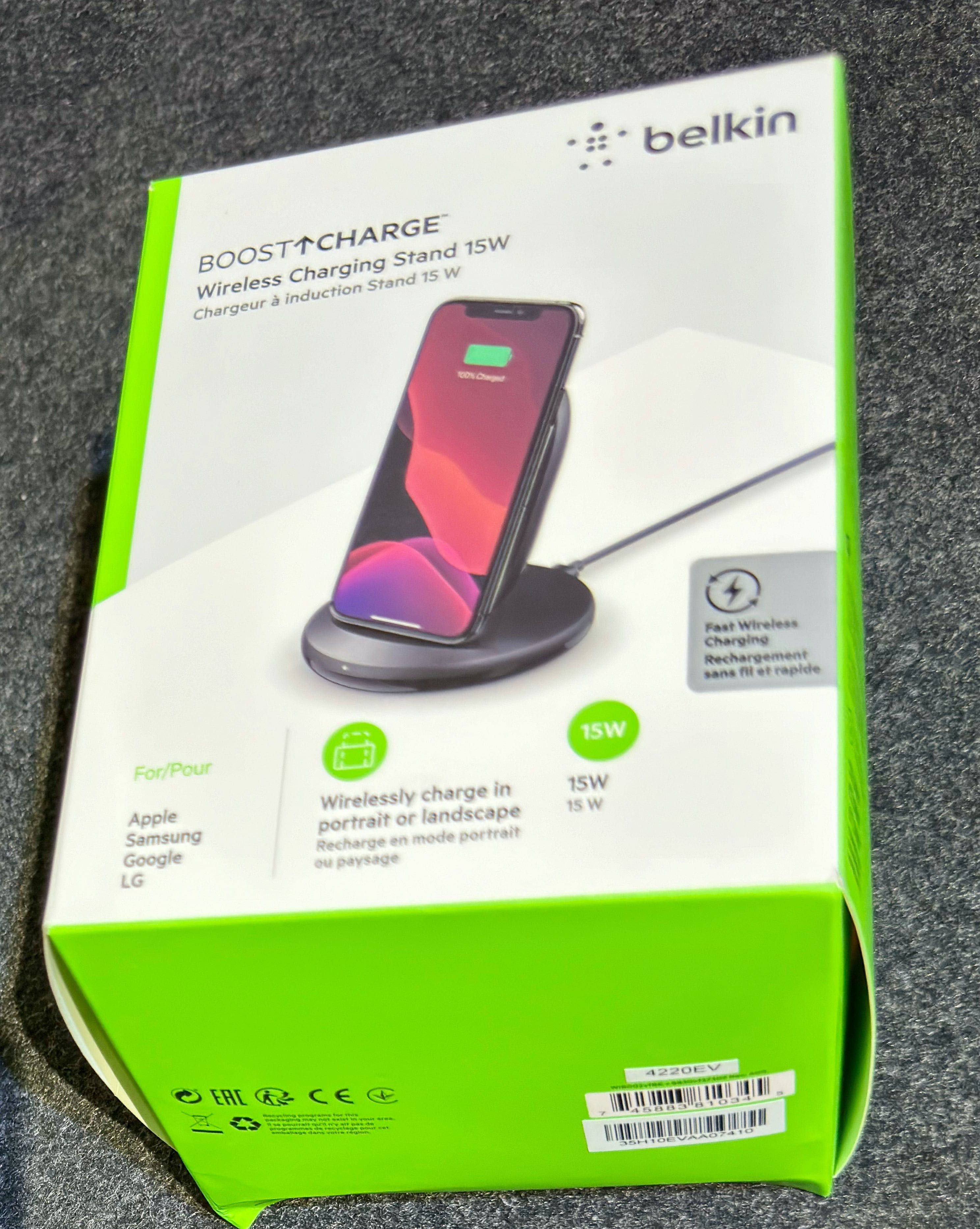 Belkin Wireless Charger Stand 15W