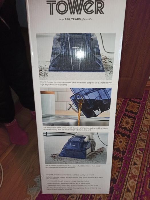 Aparat spalat covoare Tower TCW10 600W