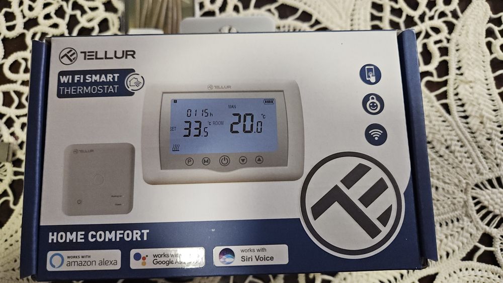 Termostat Tellur Pentru centrala cu gaz, Universal, Aplicatie Tellur