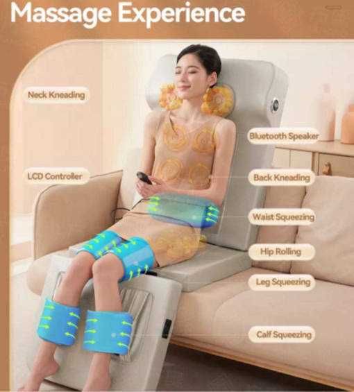 Массажная кресло - матрас роликового массажа и пресотерапии