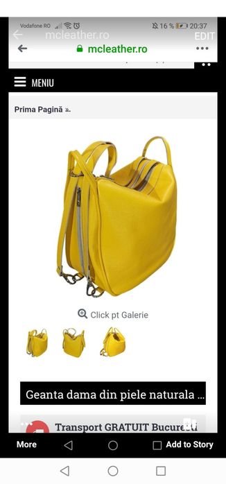 Geantă damă piele