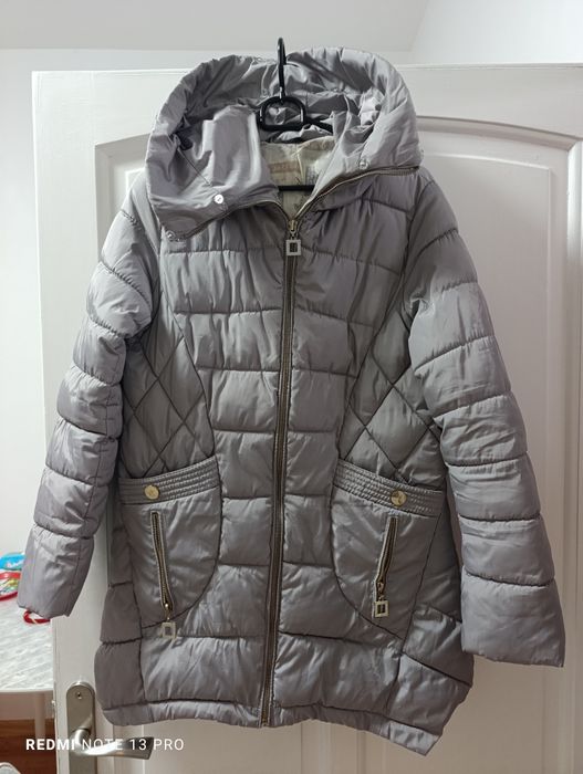 Geaca iarna moderna gri