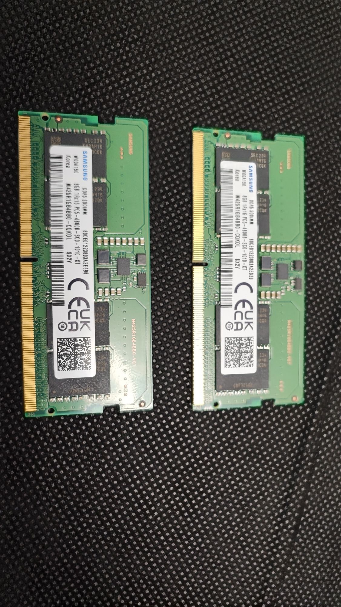 RAM  памет Samsung 16GB (2x8GB)DDR5 4800MHz за лаптоп