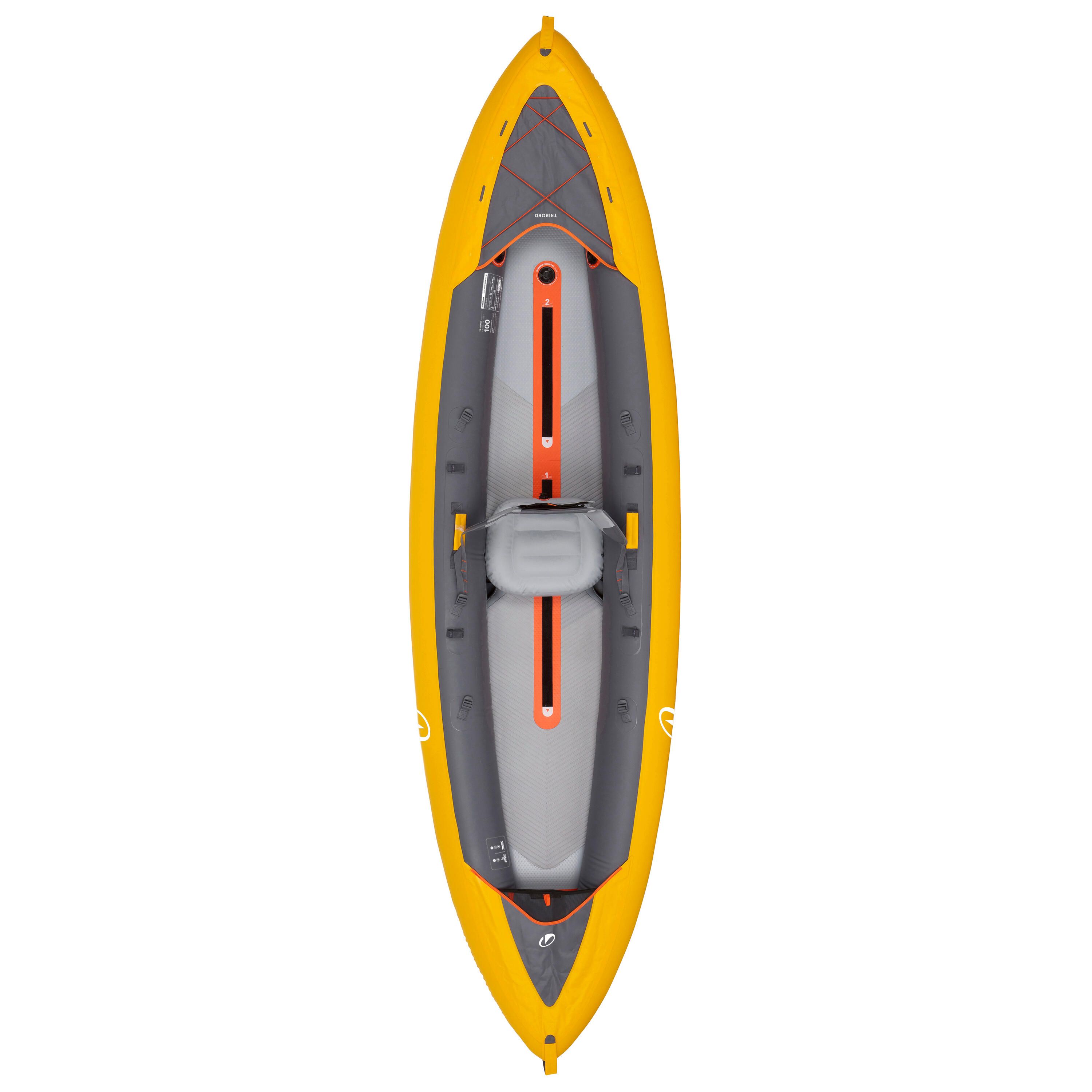 Caiac-canoe gonflabil 2 locuri - produs resigilat (nou) Decathlon