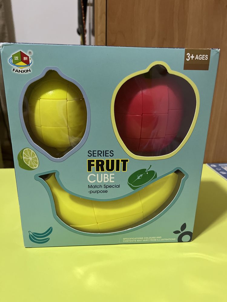 Cub Rubik - Set 3 fructe