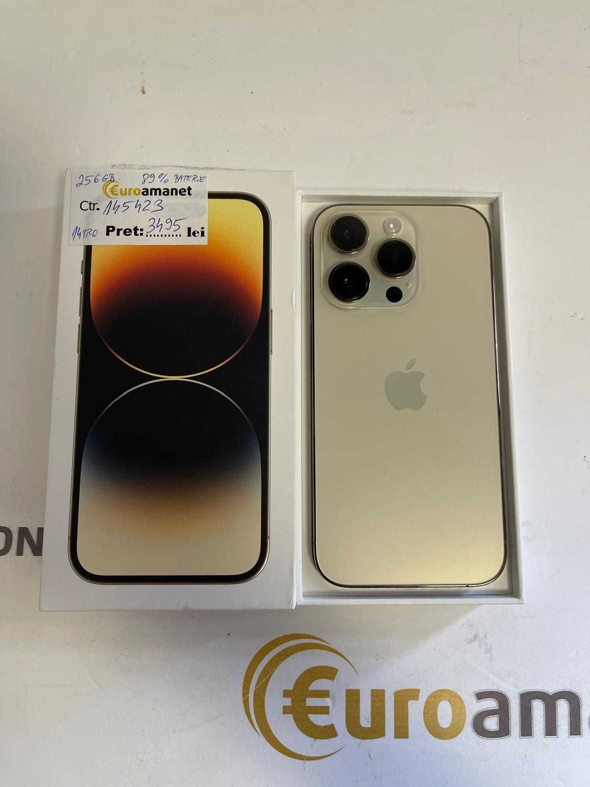 Telefon mobil Apple iPhone 14 Pro, 256GB, 5G, Gold -A-