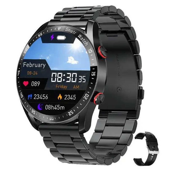 Smart Часовник HW20 с 2бр каишки метална и силиконова