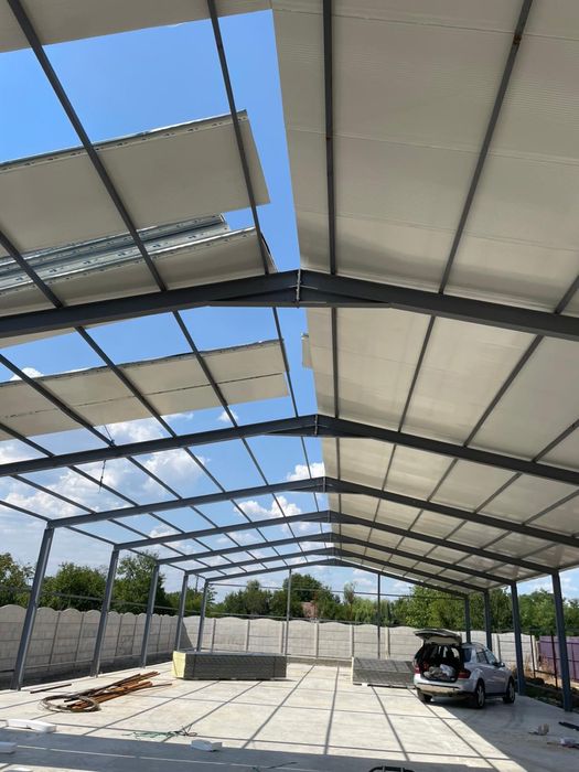Service/ spalatorie auto 7 m latime x14 m lungime x 4 m strasina acope