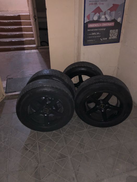 Diska balon R16 kobaltda turgan