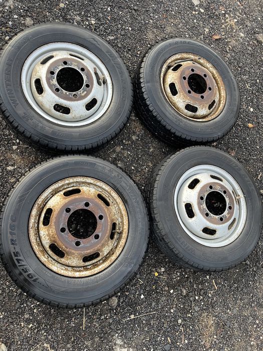 Vand 4 jante cu anvelope 195/75r16c