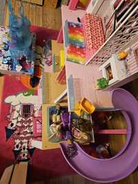 Кукла Barbie - Къщата на мечтите + БОНУС замък, кукли и др.