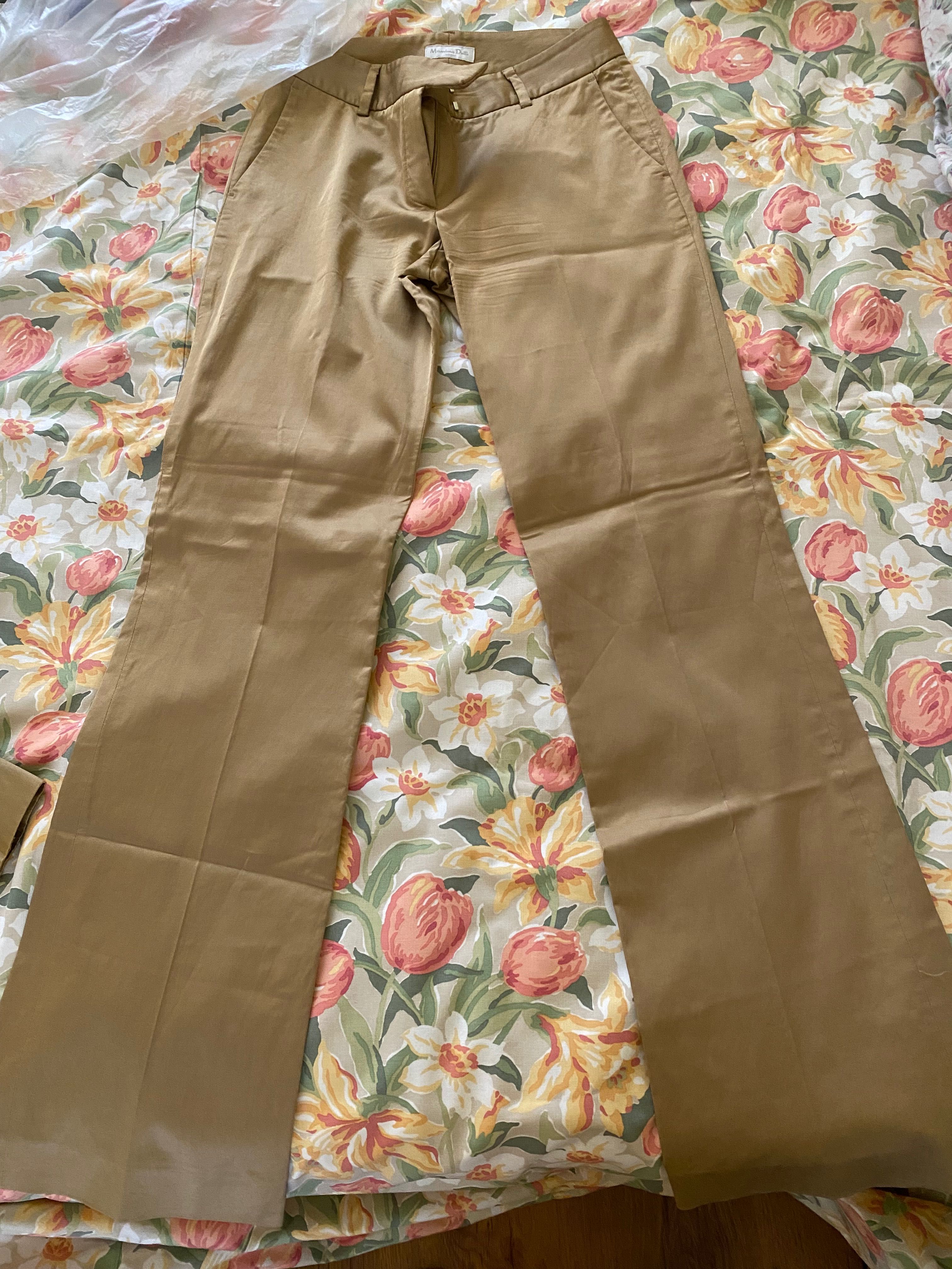 Костюм Massimo Dutti в златно