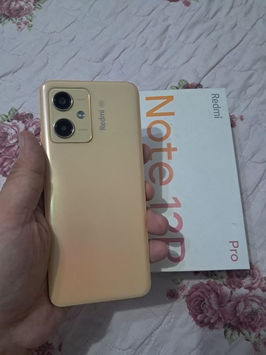 Xiaomi Redmi Note 12R Pro 5G 12+7/256GB Gold Karobka Holati Yaxshi Zor