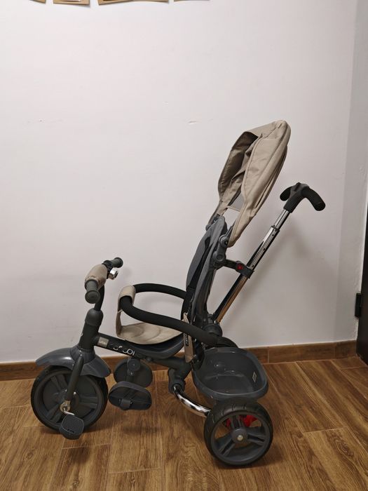 Tricicleta pentru copii Coccolle Urbio gri pliabila