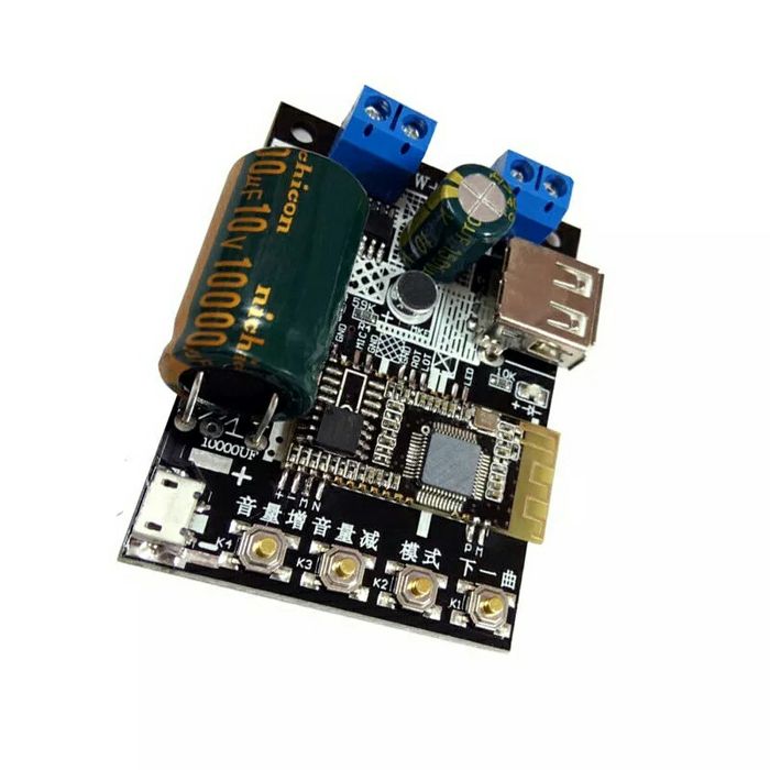 Bluetooth audio amplificator 2x3w 6w