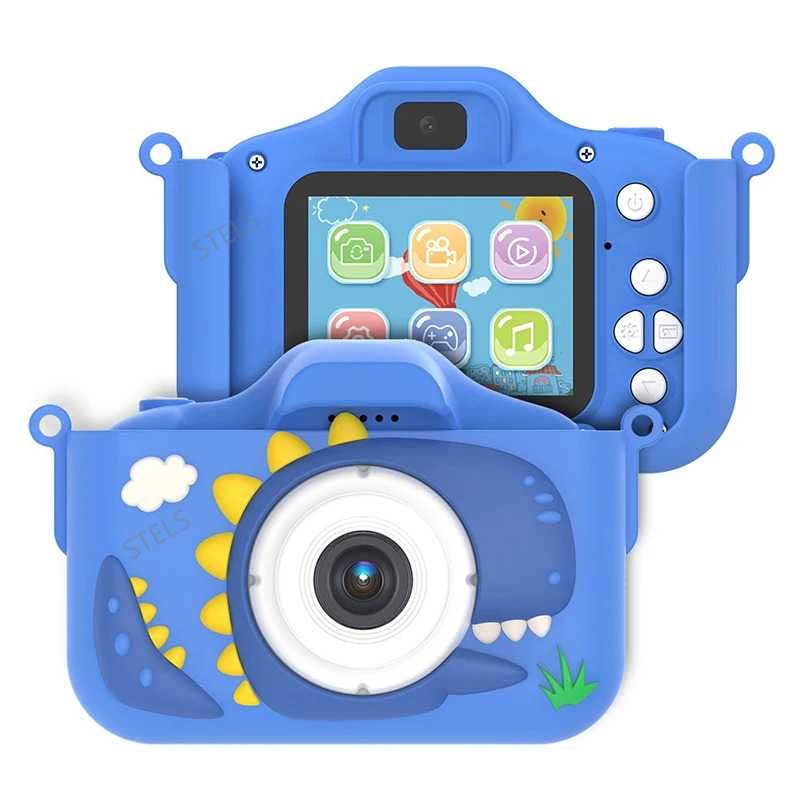 Детски фотоапарат STELS X350, 16GB карта, Селфи, Full HD, Игри