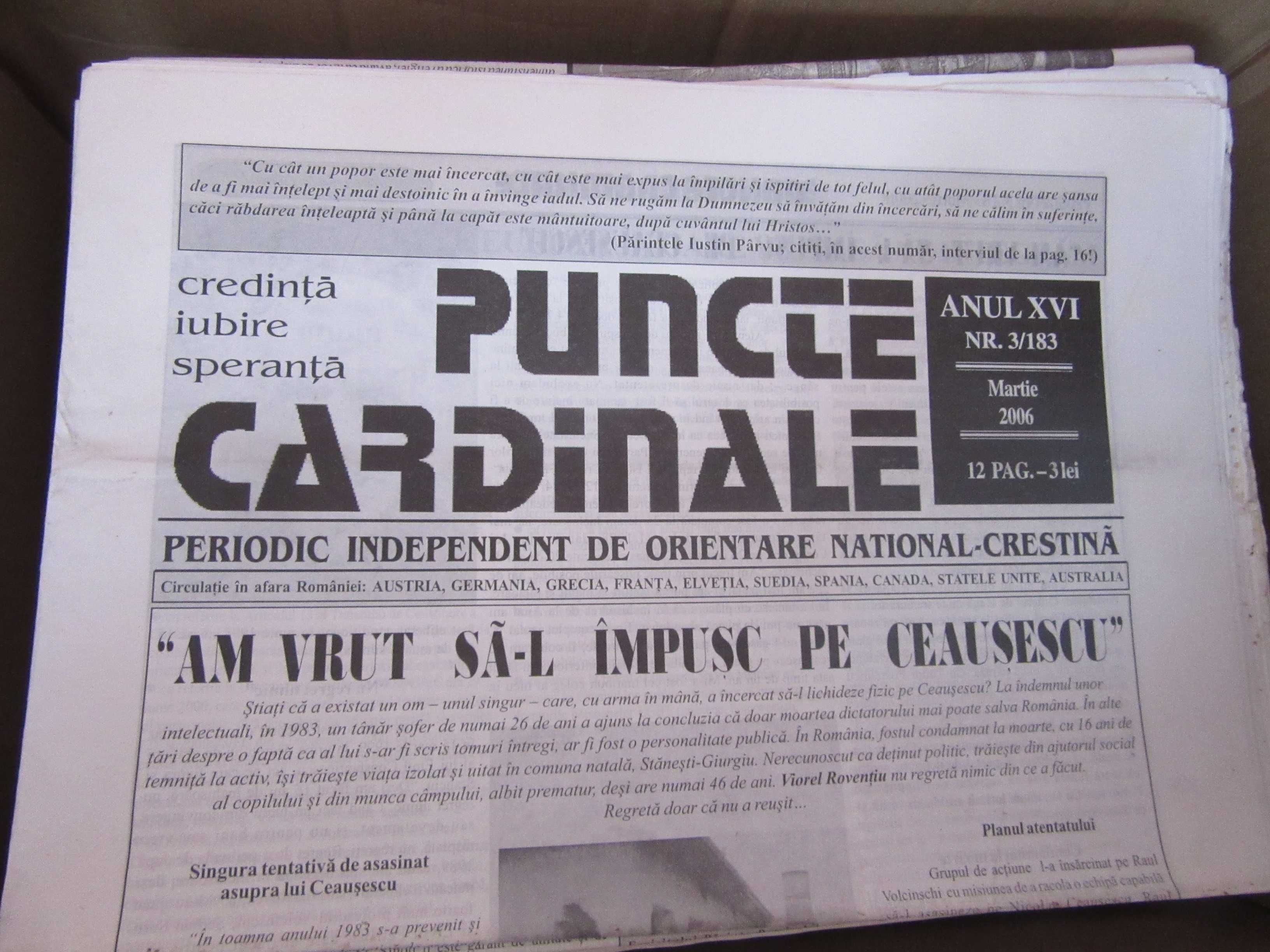 Ziare Puncte Cardinale, toata seria anii 1995 - 2010 ! circa 200buc