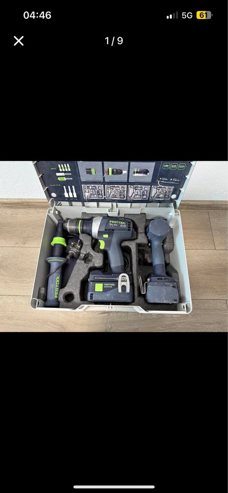 КомплектFestool TPC 18/4 TİD18