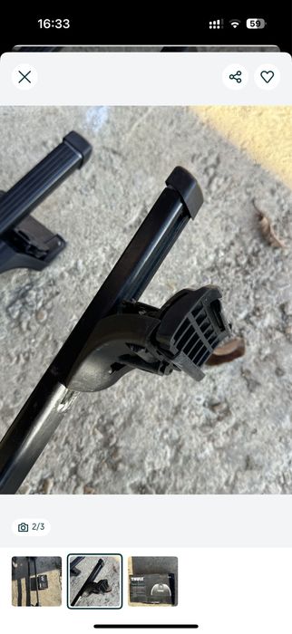 Bare portbagaj Thule 753. Volvo