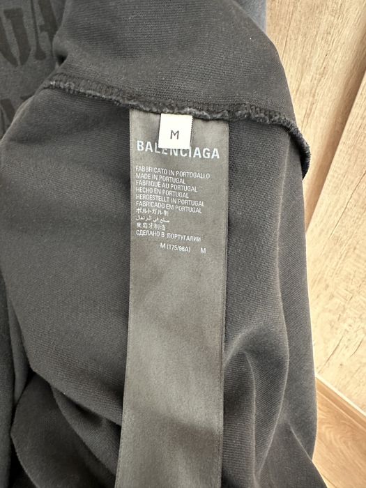 BALENCIAGA - Оригинална мъжка тениска