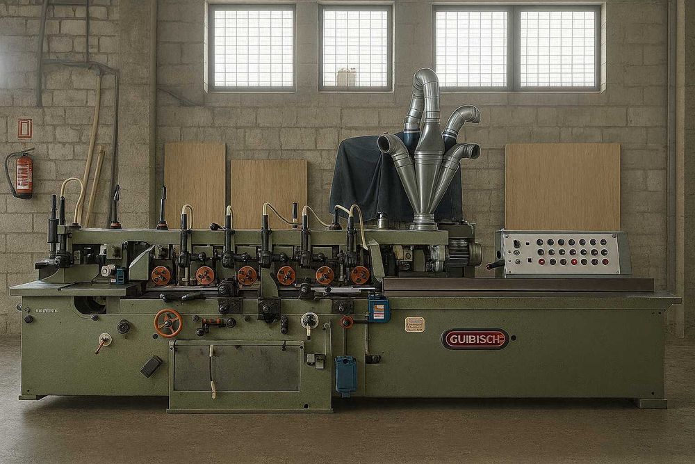 Masina de rindeluit si profilat in 4 fete