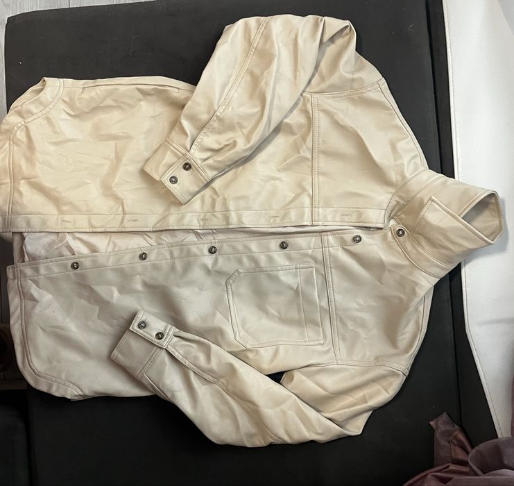 Дълго кожено яке H&M XS