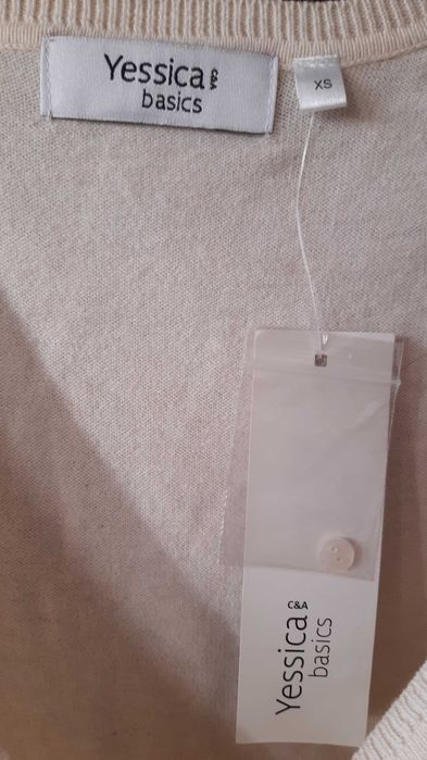 Cardigan crem deschis, nou, C&A