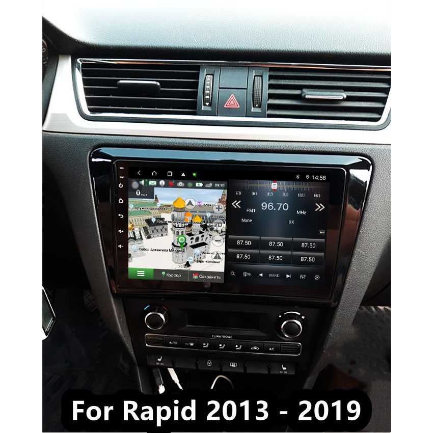 Navigatie Android Skoda Rapid Seat Toledo 1-8GB RAM - QLed CarPlay DSP