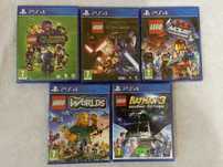 чисто нови Lego игри за PS4, 5 броя неразопаковани