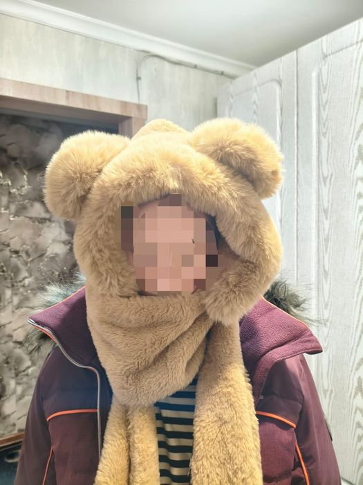 Капор зимний для девочки