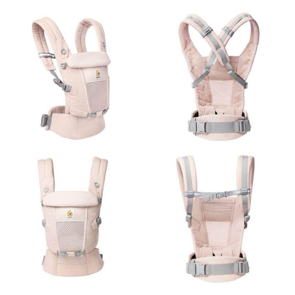 Ергономична раница ERGOBABY ADAPT SOFTFLEX Mesh Pink Quartz