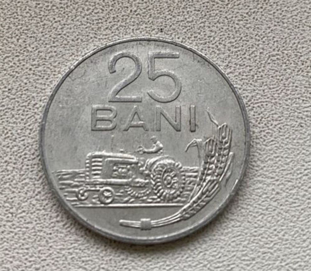 Monedă 25 bani - Republica Socialistă România
