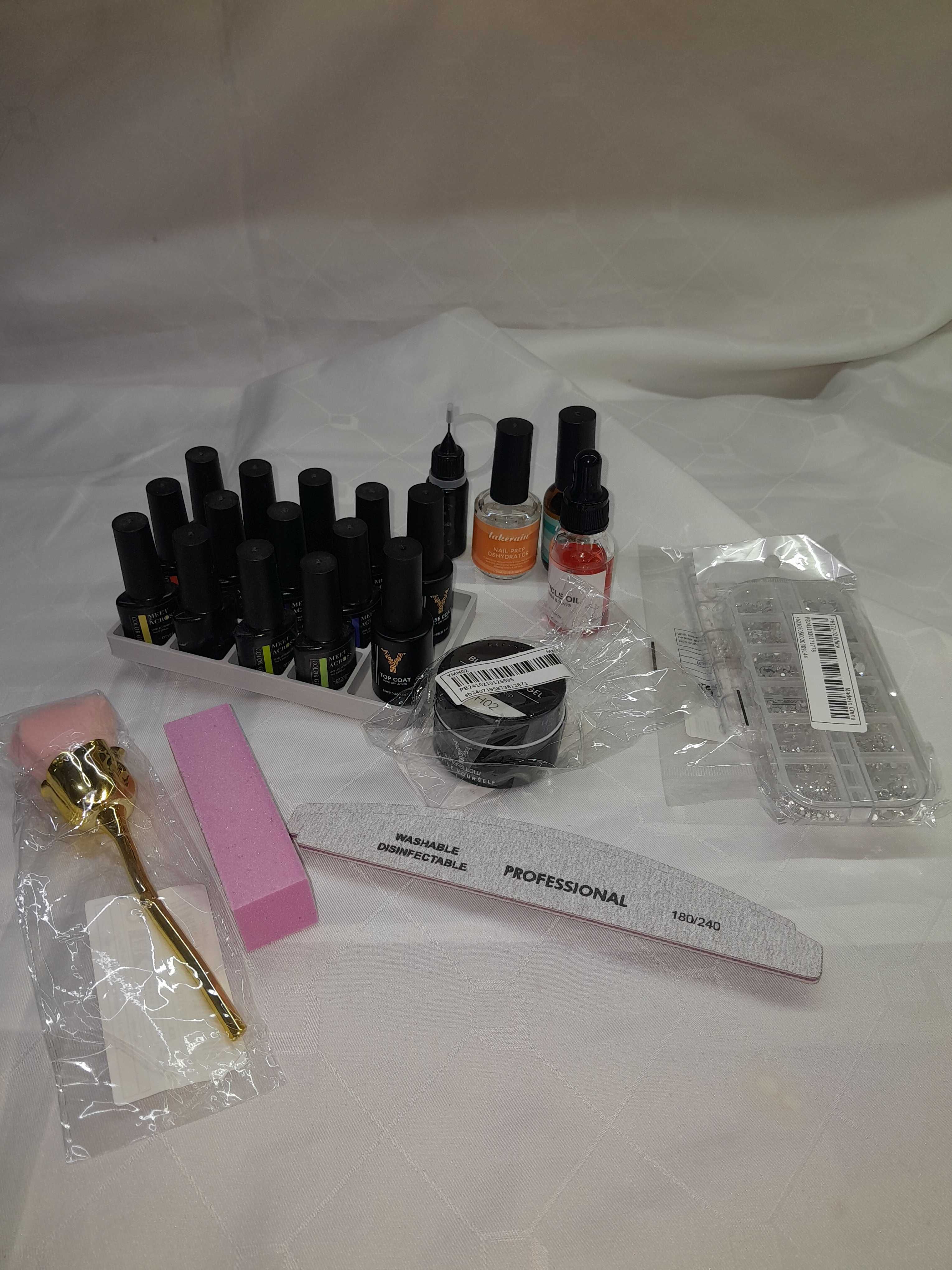 КОМПЛЕКТ за гел лакиране PRINCESS nails starter pack ПРОМО цена