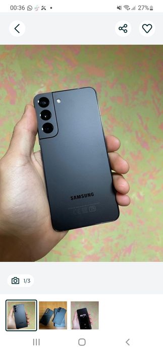 Samsung s 22 в хорошем состояние