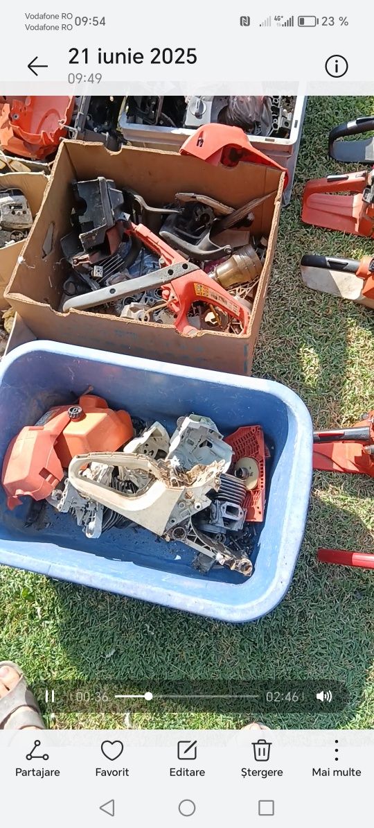 Lot drujbe și piese Stihl Husqvarna echo