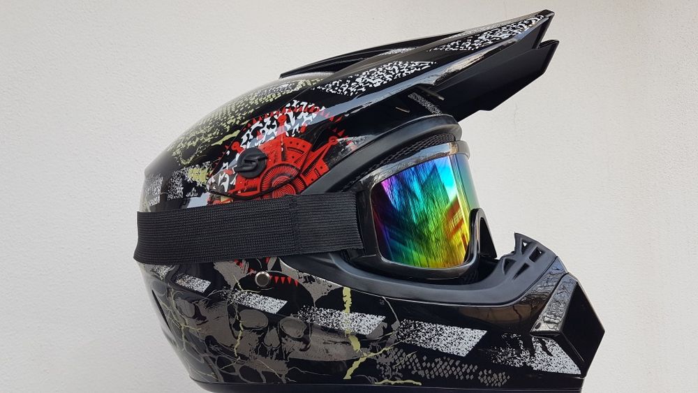 Casca downhill trotineta bicicleta atv enduro motocross