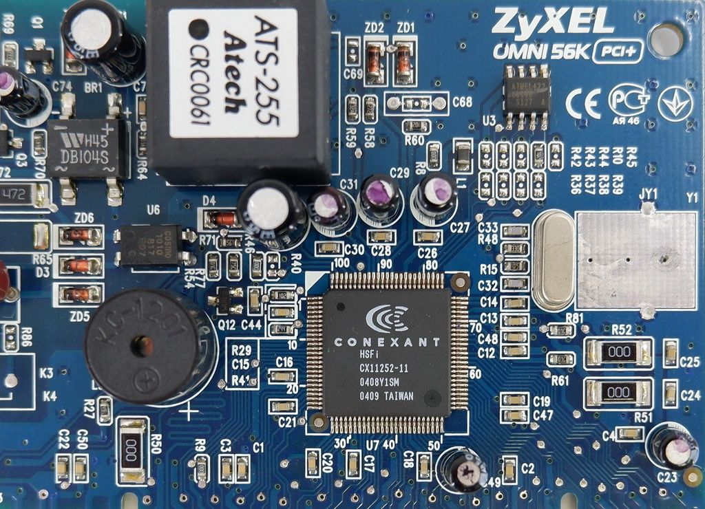 Внутренний PCI Факс модем ZyXEL OMNI 56K PCI Plus