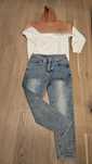 Blugi DENIM, baieti, slim fit, hanorac COCODRILLO