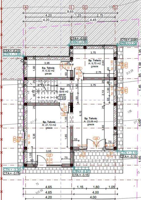 Casă individuală Câmpenești - construcție finalizată