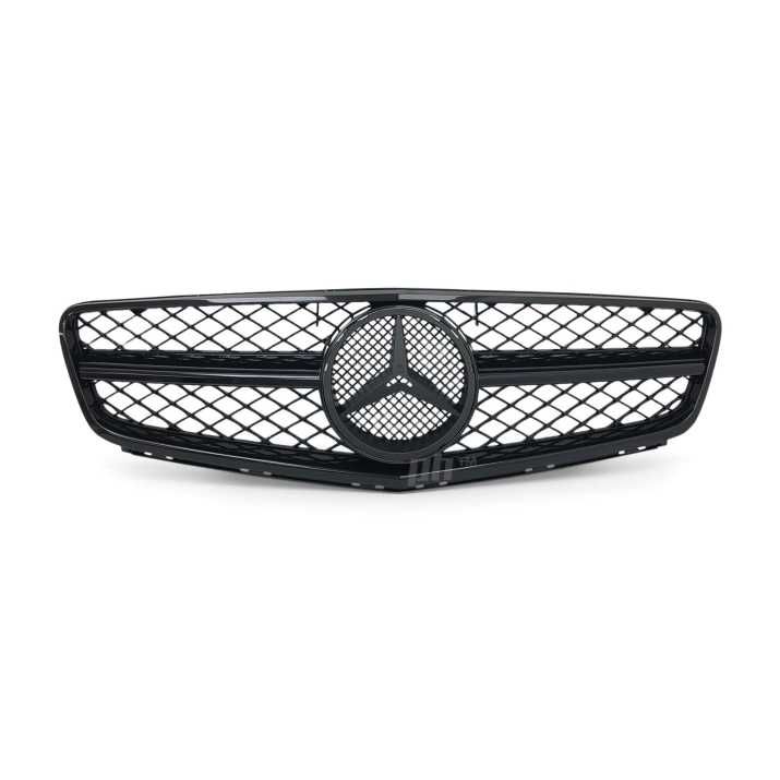 Черна решетка тип AMG за Mercedes C класа W204 седан, комби, купе
