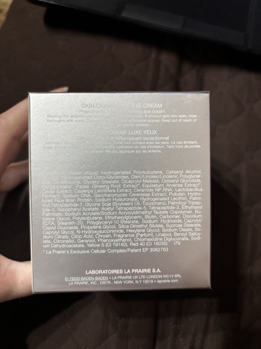 La Prairie luxe caviar eye cream