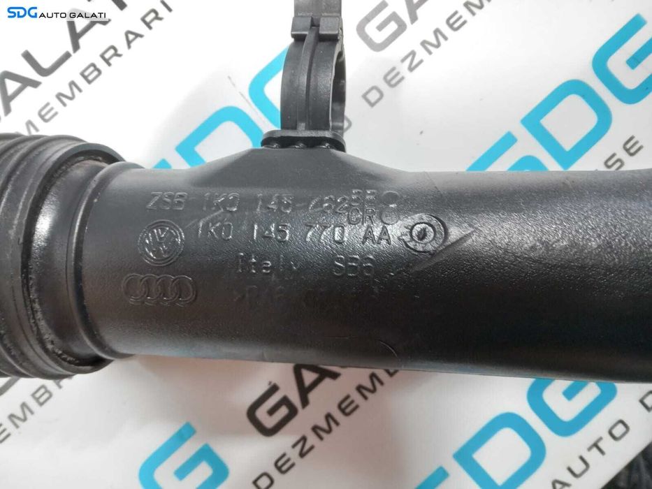 Tubulatura Conducta Tub Presiune Aer Intercooler Volkswagen Caddy 1.9 TDI BJB 2004 - 2011 Cod 1K0145770AA 1K0145762CR [275M7]